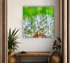 Dandelion Tempered Glass Wall Art