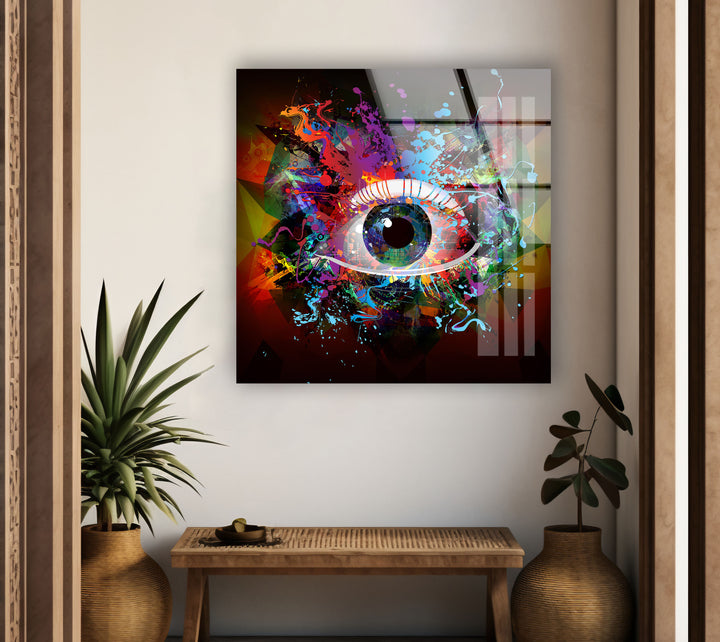 The Colorful Eye Abstract Glass Photo Prints & Cool Art Pieces