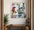 Banksy Life is Beautiful Tempered Glass Wall Art - MyPhotoStation