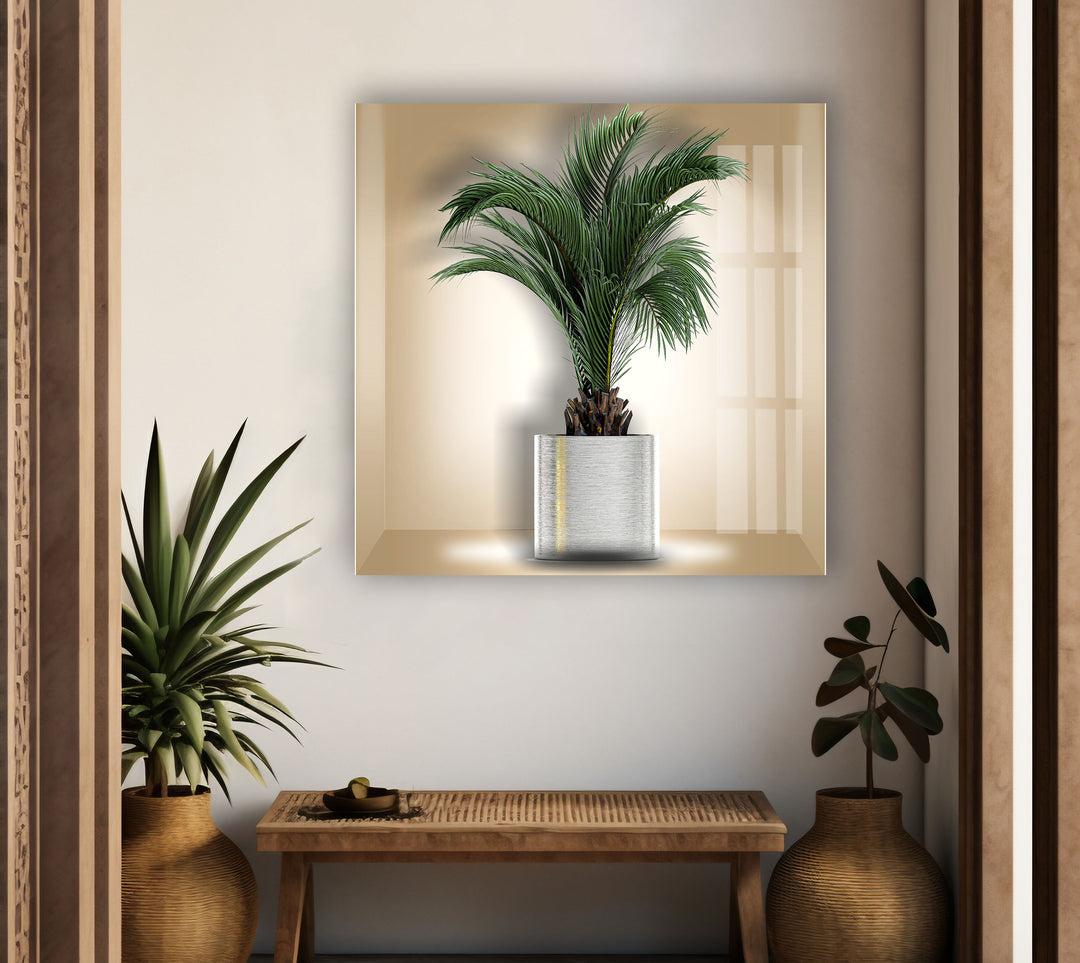 3D Niche Botanical Flower Glass Wall Art, glass image printing, glass prints from photos