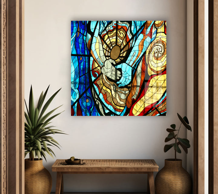 Cosmovitral Toluca Glass Wall Art , art glass wall art, glass wall art pictures