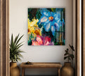 Claude Monet Abstract Tempered Glass Wall Art