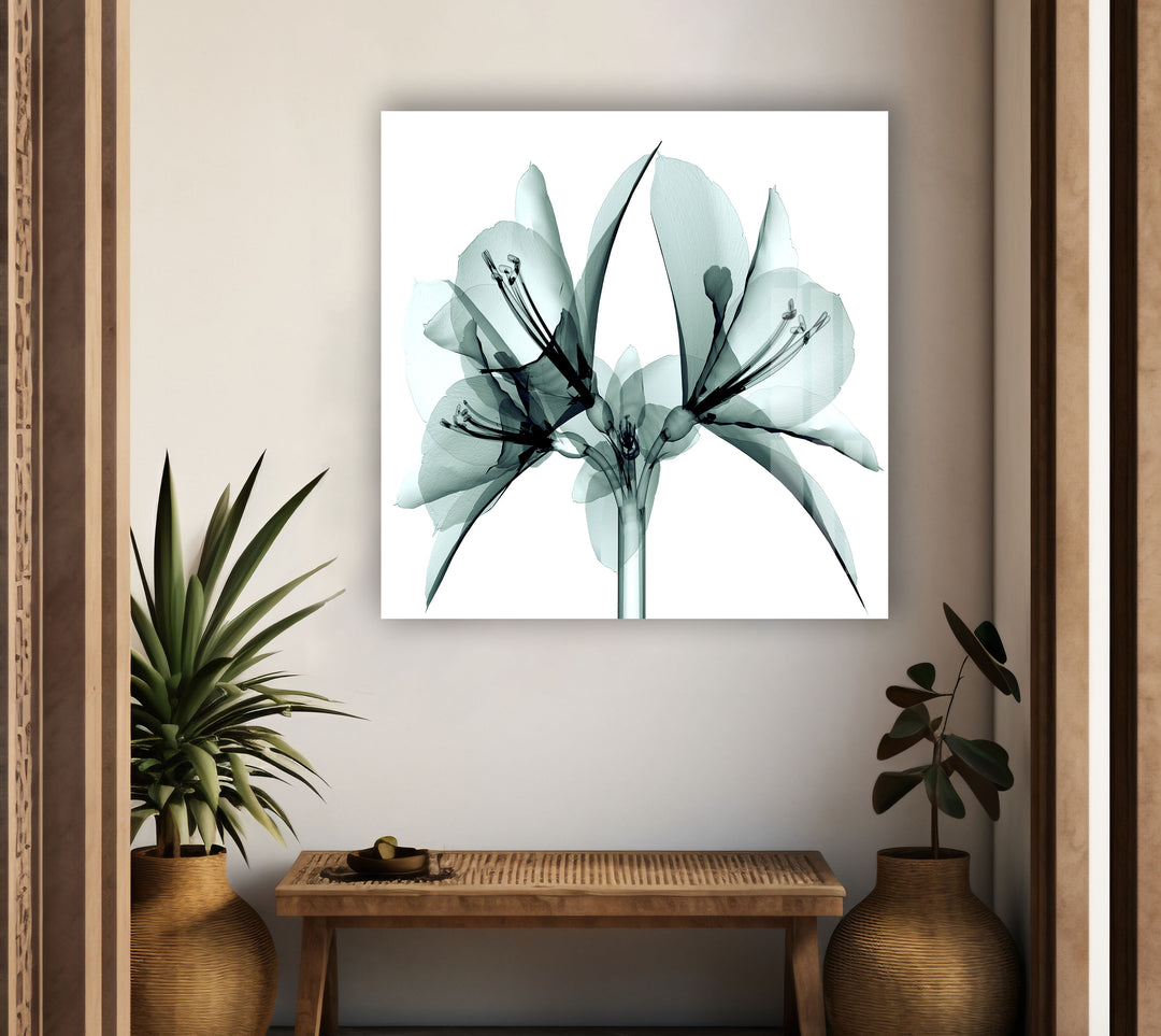 Flower Tempered Glass Wall Art - MyPhotoStation