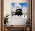 Holy Kaaba In Mecca Glass Wall Artwork