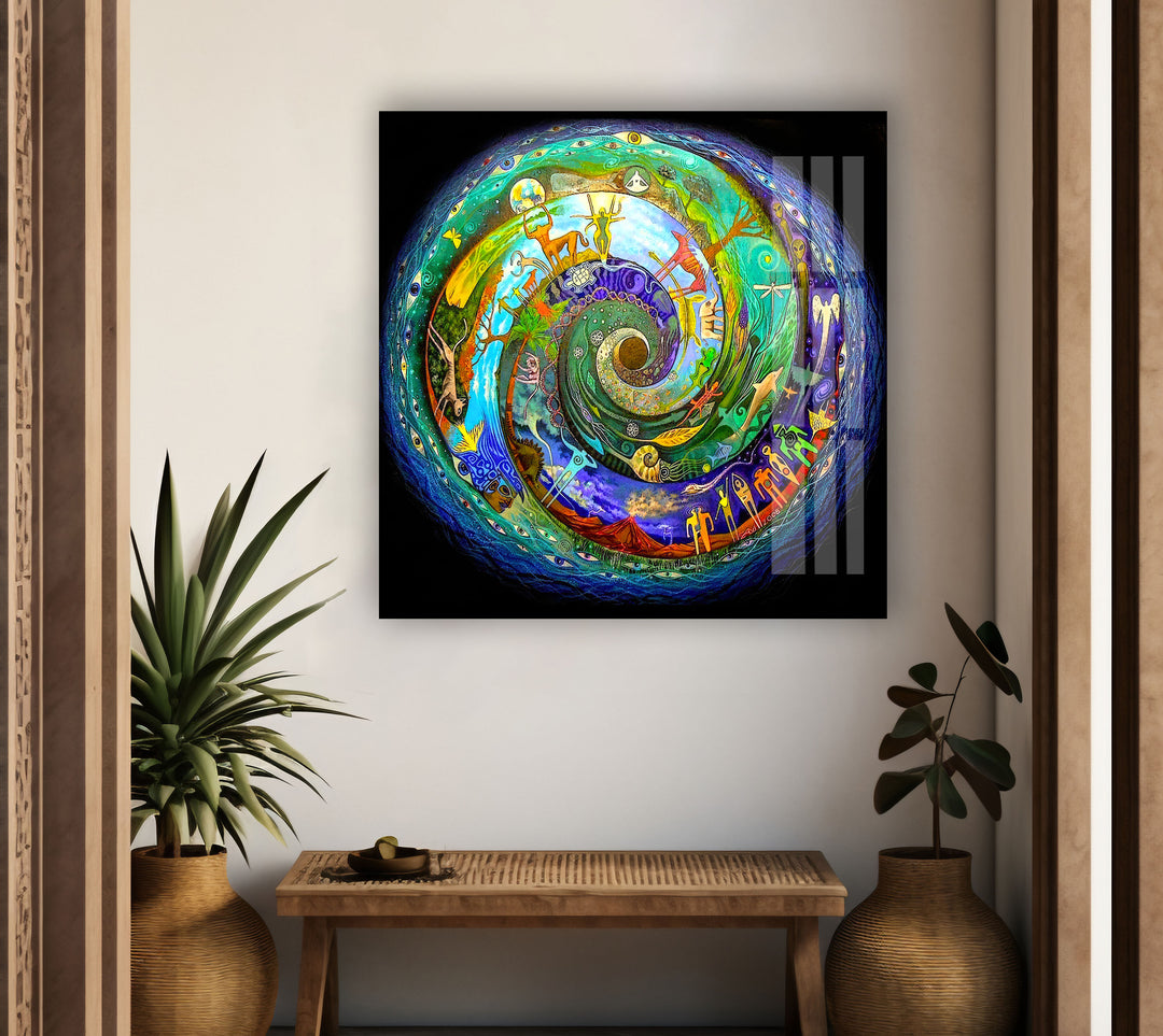 Artistic Glass Panel Artwork Designs