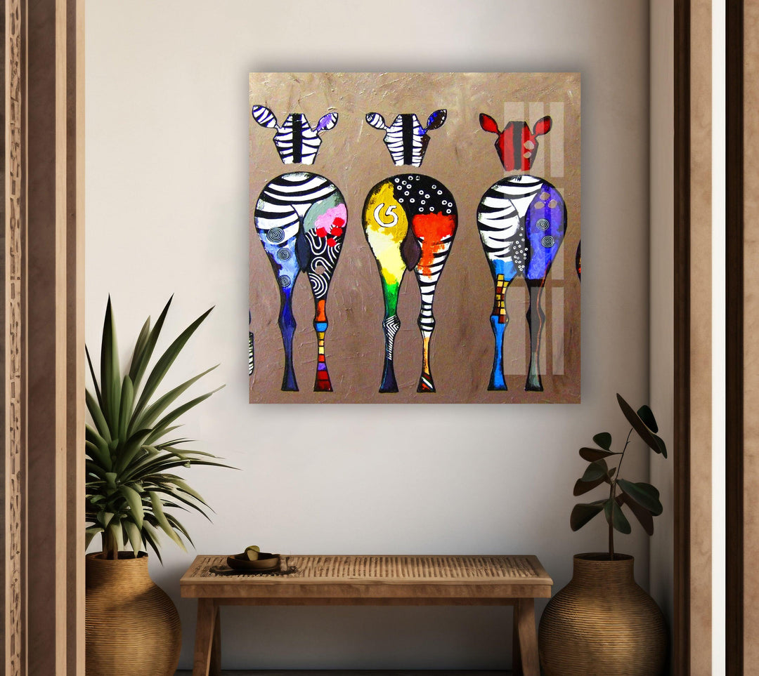 Zebra Glass Photo Prints & Cool Abstract