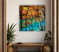 Nature Spring Tempered Glass Wall Art
