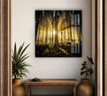 Forest Autumn View Tempered Glass Wall Art - MyPhotoStation