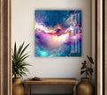 Abstract Alcohol ink Tempered Glass Wall Art - MyPhotoStation