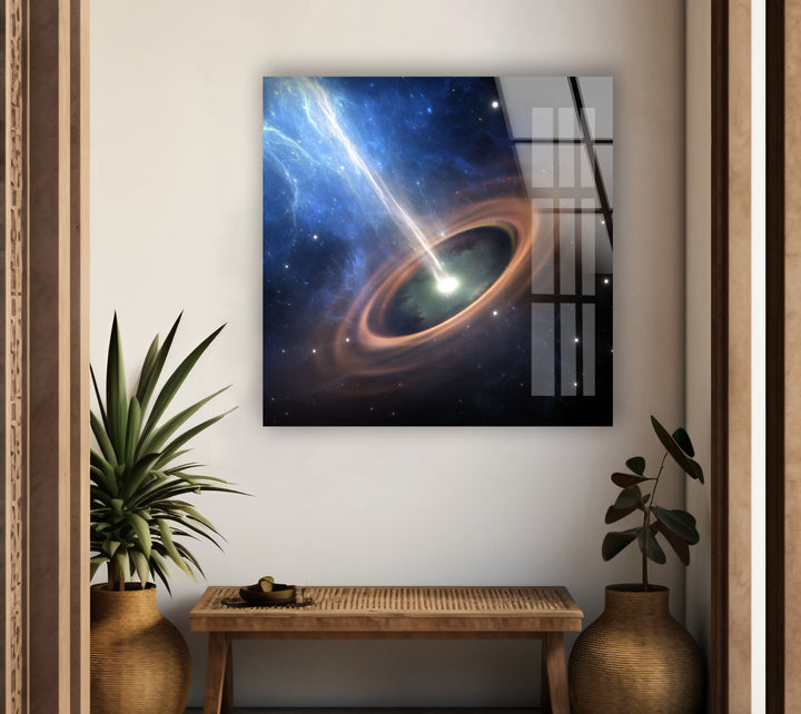 Black Holes Glass Wall Art, photo print on glass, prints on glass wall art