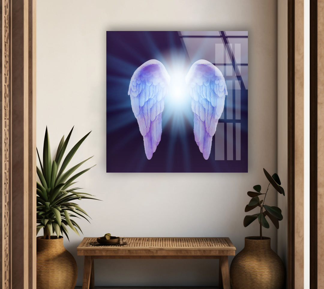 Brilliant Angel Glass Wall Art