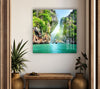 Landscape View Tempered Glass Wall Art