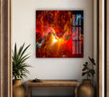 Abstract Paintings on Tempered Glass