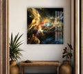 Abstract Nebula Starfield Glass Wall Art