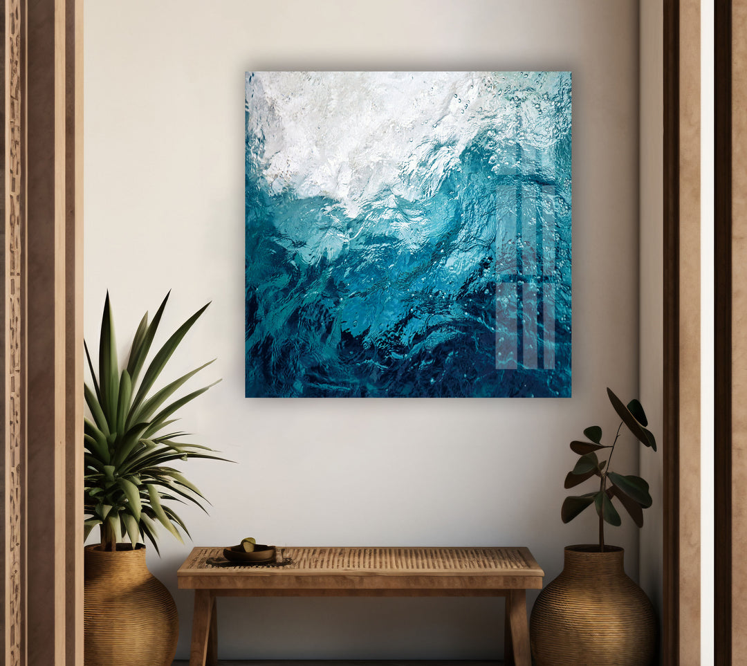 Abstract Tempered Glass Wall Art - MyPhotoStation