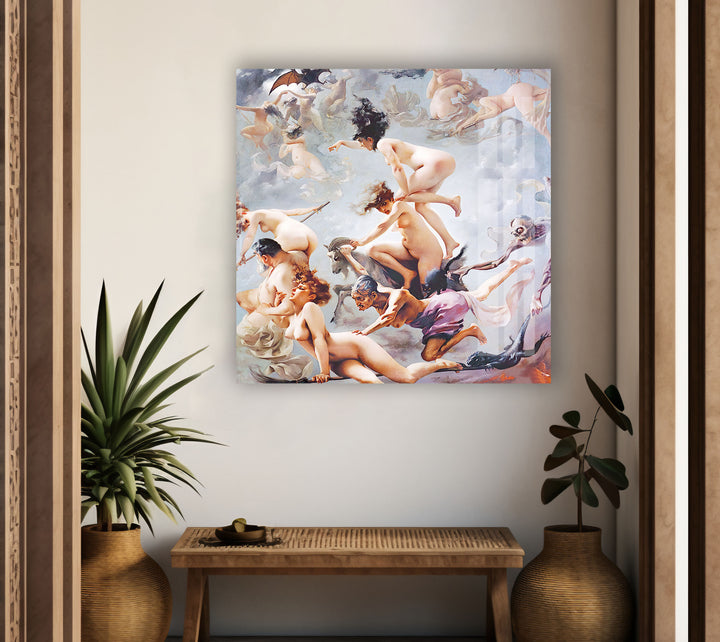 Sabbath Luis Ricardo Falero Glass Photos | Glass Wall Art & Decor