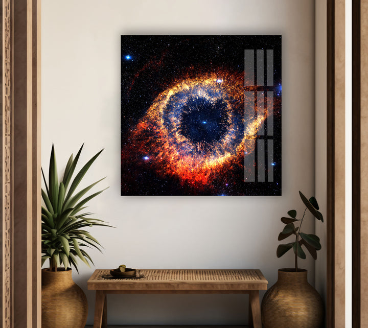 Helix Nebula Glass Wall Art, glass pictures for Wall, glass prints wall art