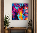 Woman Painting Art Cool Wall Art & Glass Wall Decor