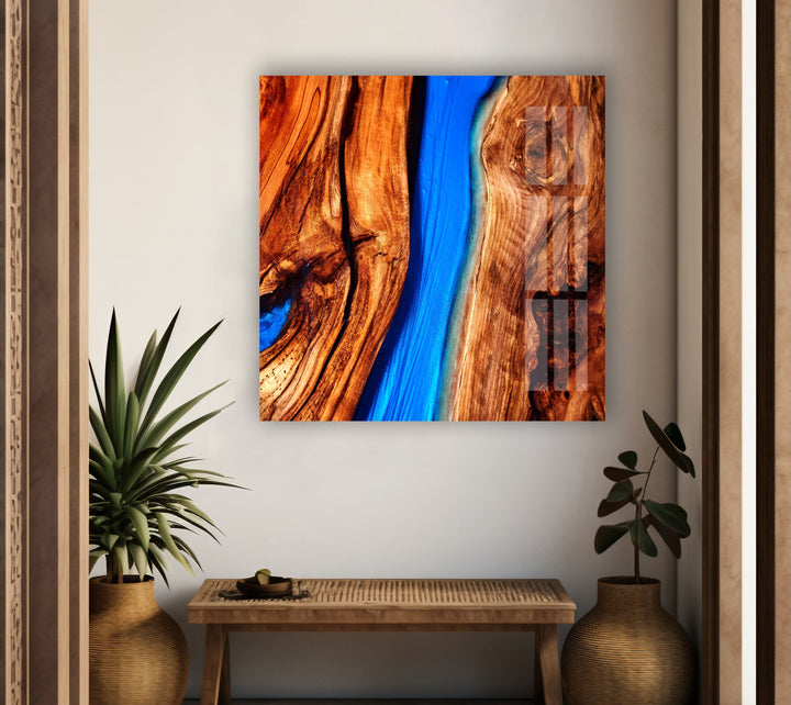 Elegant Large Abstract Glass Wall Art