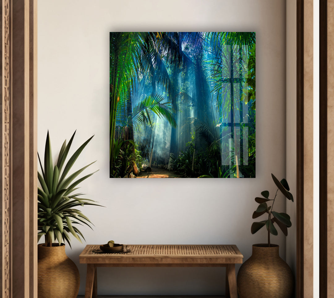 Amazon Rainforest Glass Wall Art custom glass pictures, glass art prints