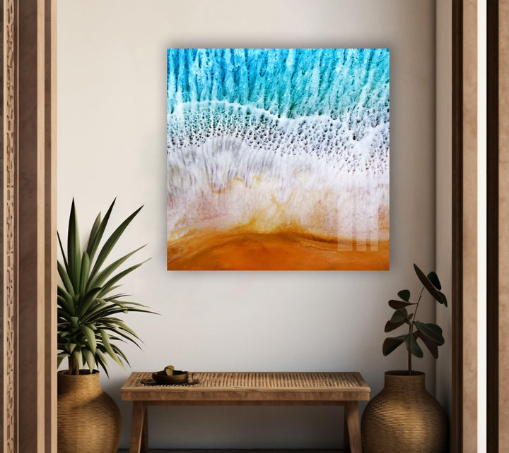 Emerald Shores Glass Wall Art