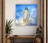 Jesus on Heaven Wall Art on Glass Pieces