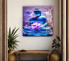 Buddha Lotus Flower Glass Picture Prints