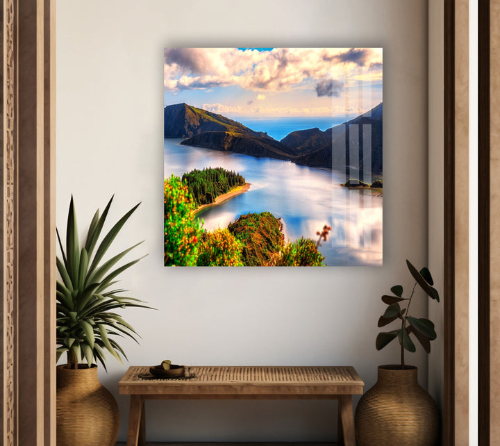 Sao Miguel Island Azores Glass Wall Art picture on glass wall art, photos printed on glass