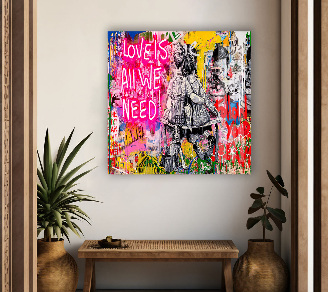 Graffiti Tempered Glass Wall Art - MyPhotoStation