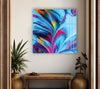 Blue Abstract Tempered Glass Wall Art - MyPhotoStation