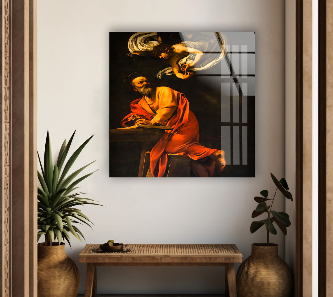 Caravaggio Vibrant Glass Wall Artwork Designs