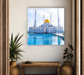 Nur Astana Mosque Islamic Photographs on Glass Prints