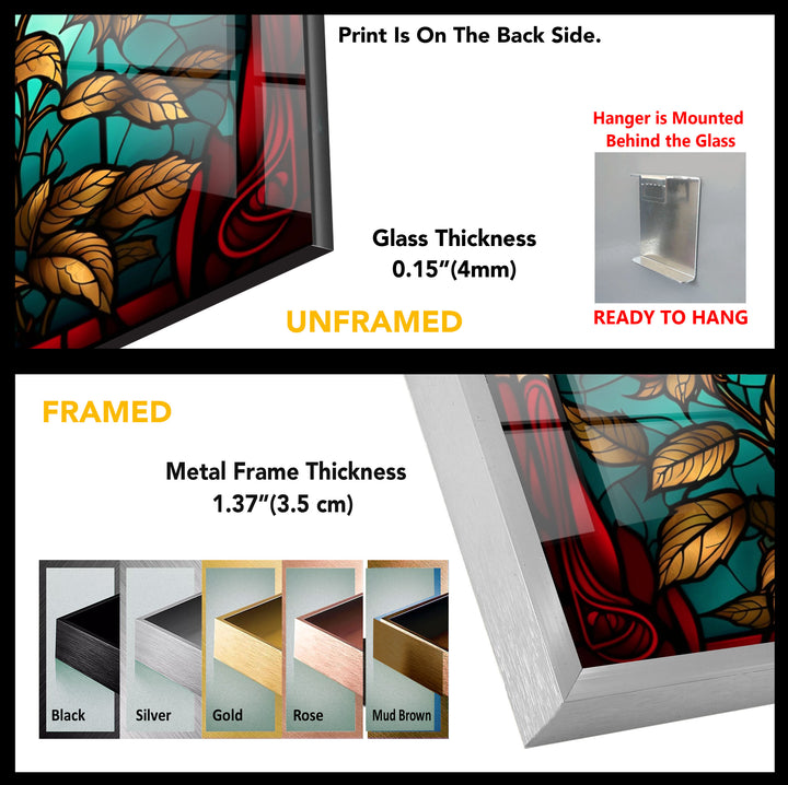 Stained Tempered Glass Wall Art - MyPhotoStation