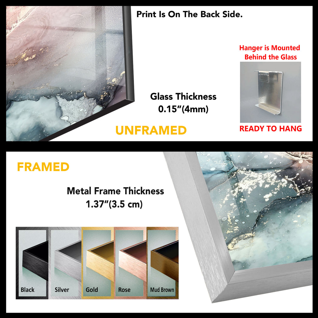 Abstract Tempered Glass Wall Art - MyPhotoStation