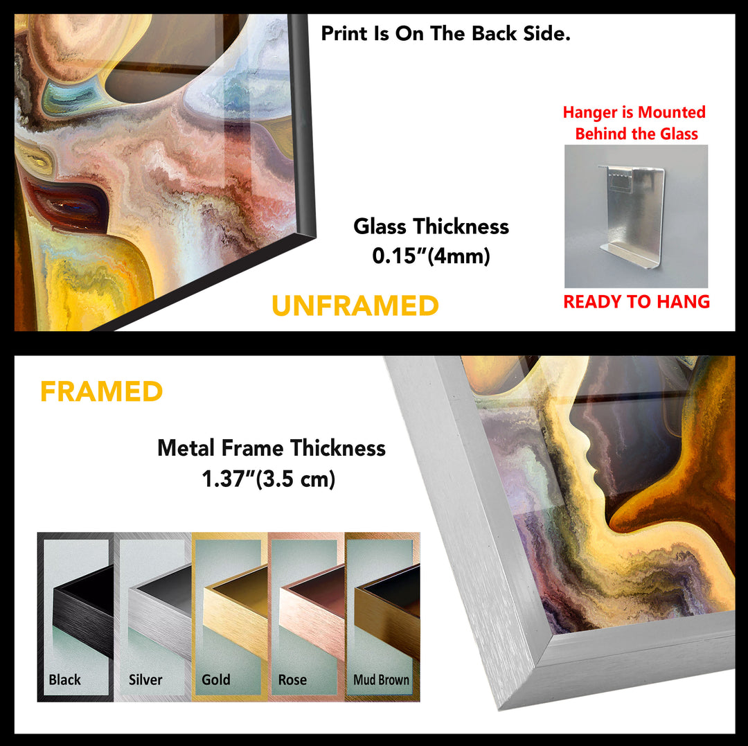 Modern Art Tempered Glass Wall Art - MyPhotoStation