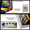 Stained Graffiti Glass Wall Art , photo print on glass, prints on glass wall art