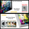 Neon Dollar Tempered Glass Wall Art - MyPhotoStation