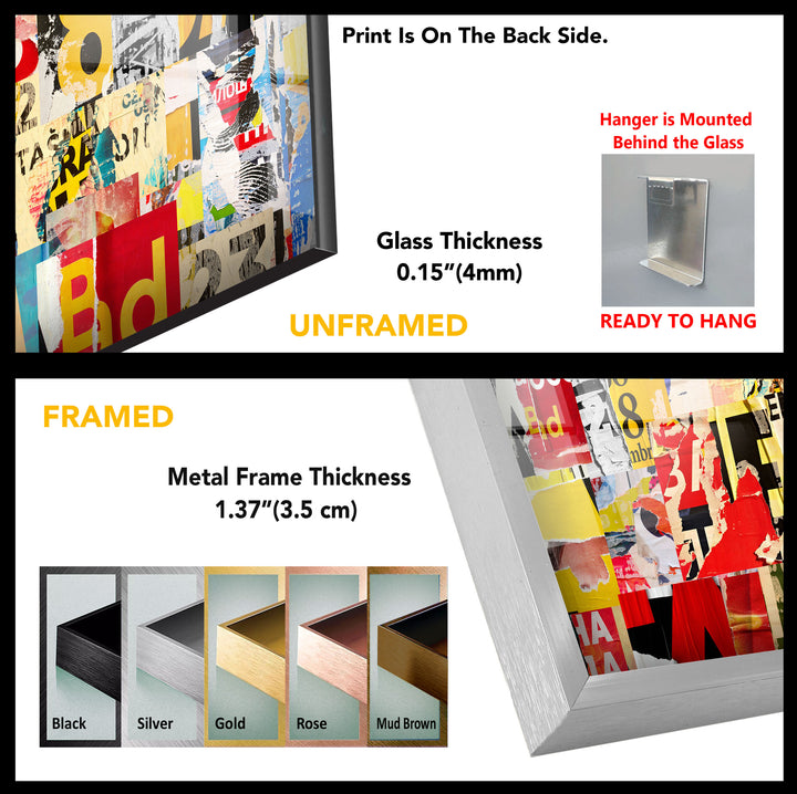 Vivid Colors Tempered Glass Wall Art - MyPhotoStation