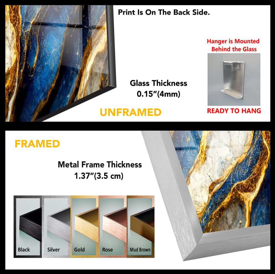 Abstract Tempered Glass Wall Art - MyPhotoStation