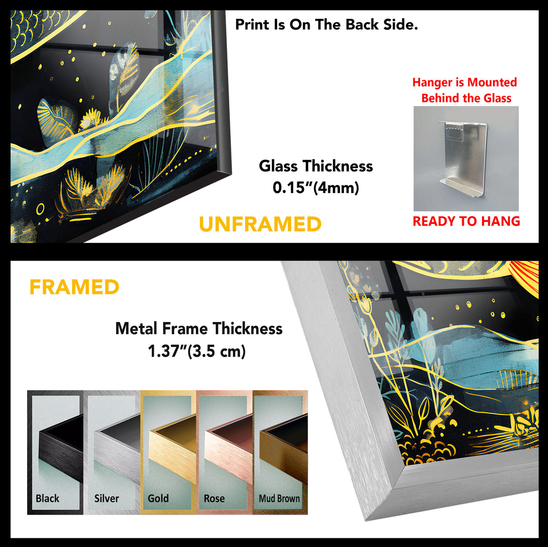 Aquarium Tempered Glass Wall Art - MyPhotoStation