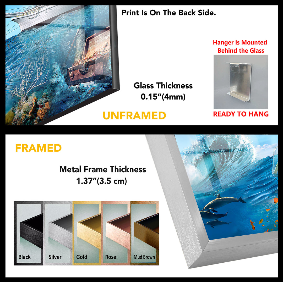 Aquarium Tempered Glass Wall Art - MyPhotoStation