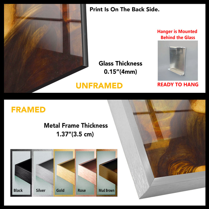 Mona Lisa Tempered Glass Wall Art - MyPhotoStation