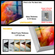 yellow  yataymix  red  pink  orange  colorful  blue  Wall Hangings  Large Wall Art  Abstract Cloud  utilize UV printing technology  UV printing technology  glass wall art pieces are distinctive and also durable  Abstract Clouds Tempered Glass Wall Art  art glass  glass  glass artwork clouds