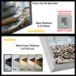 Balanced Stones Tempered Glass Wall Art