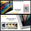 Abstract Triangles Glass Wall Art