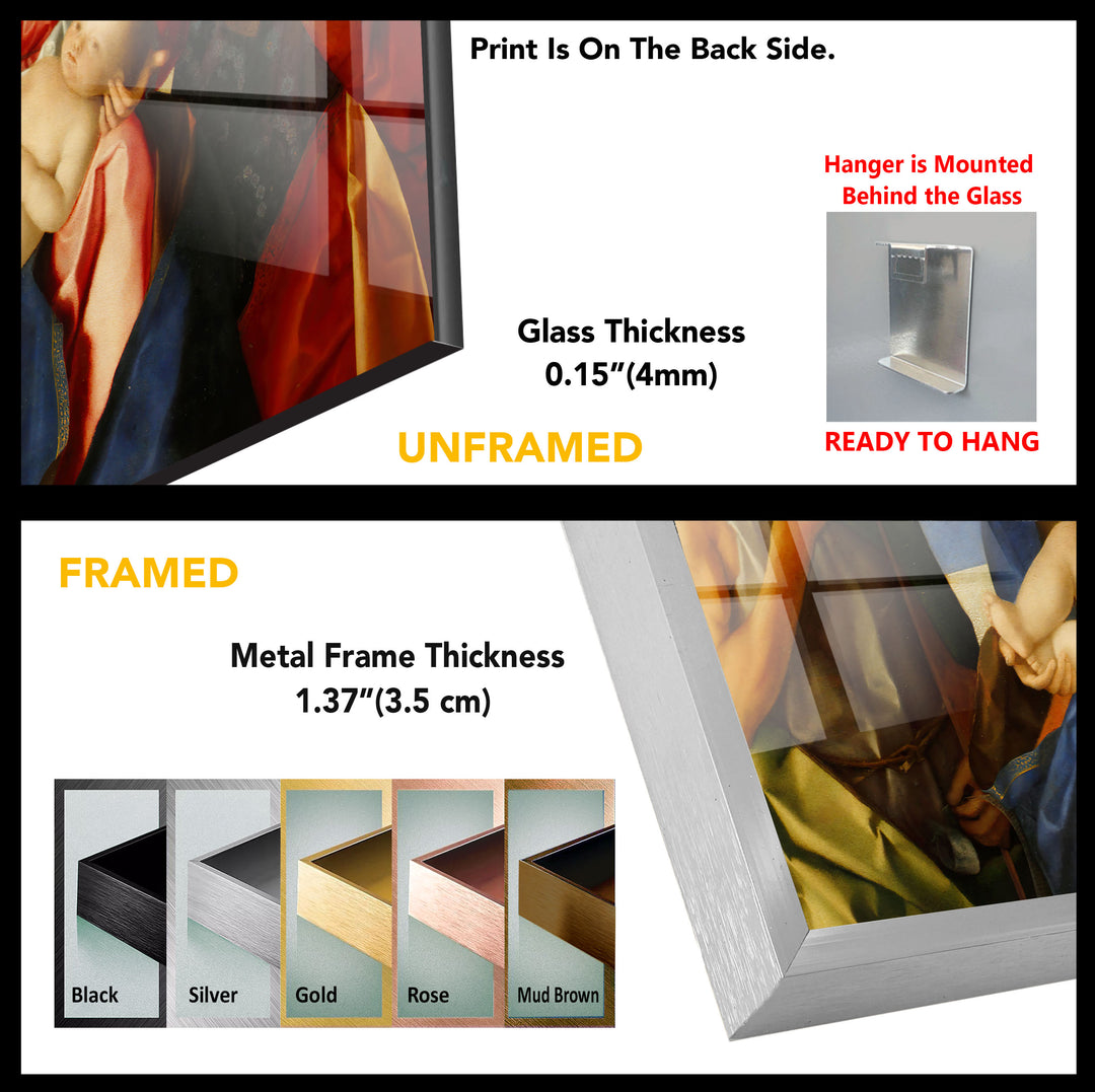 Christian Jesus Cross Tempered Glass Wall Art - MyPhotoStation