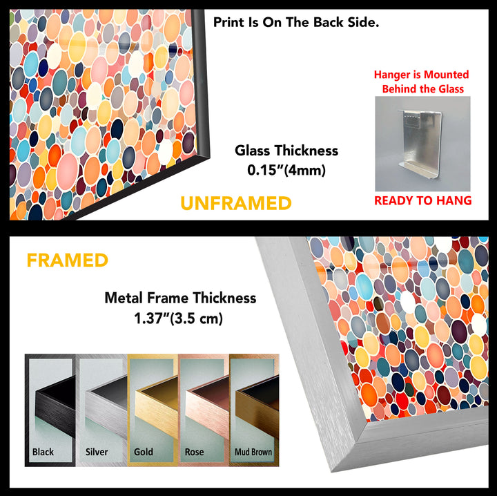 Mosaic Tempered Glass Wall Art - MyPhotoStation