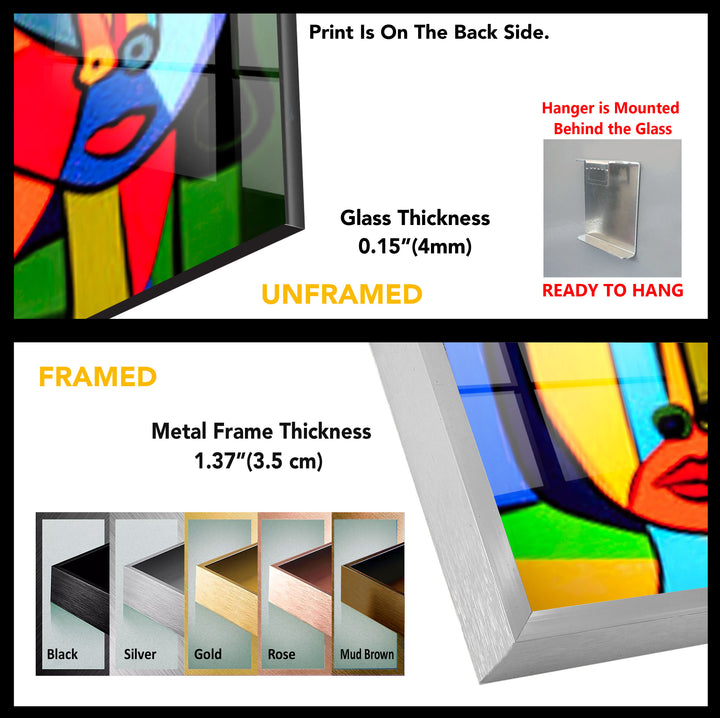 Picasso Tempered Glass Wall Art - MyPhotoStation