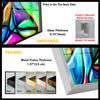 Vivid Stained Art Deco Glass Wall Art