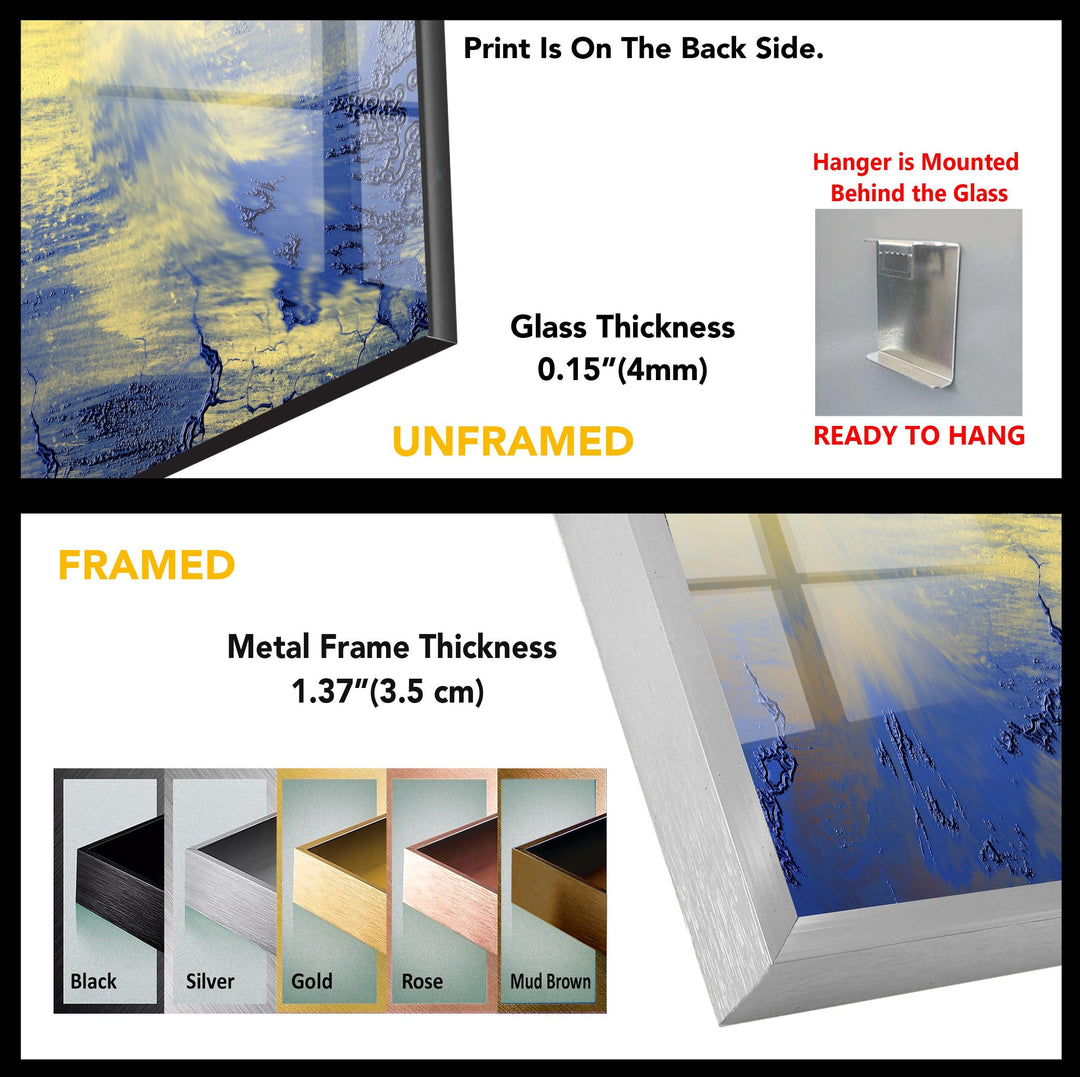 Modern Glass Art & Framed glass Wall Art